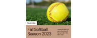 Thank You for a wonderful Fall Ball season